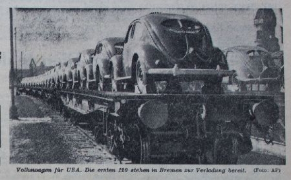 Volkswagen "Der Tag" Society-Magazine 1950 with VW Story (9234)